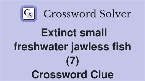 fish (7) Crossword Clue .